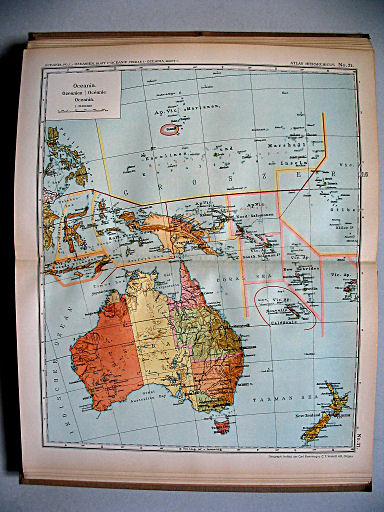 Atlas Hierarchicus 1929
31. Oceania, fo. I
Oceanië, blad I / Oceania, sheet I