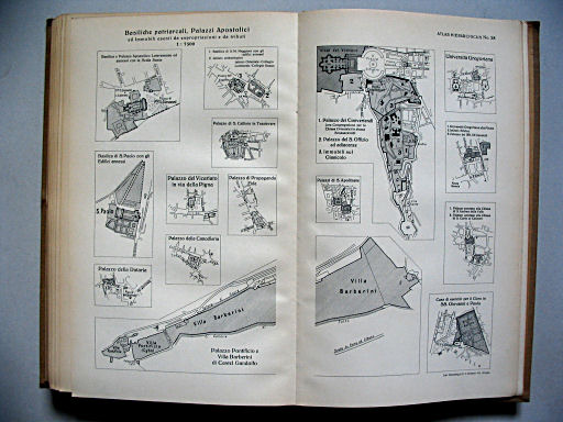 Atlas Hierarchicus 1929
38. Basiliche patriarcali, Palazzi Apostolici
Kerkelijke gebouwen / Ecclesiastical buildings