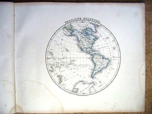 Sohr-Berghaus Hand-Atlas 1855
4. Westelijk halfrond / Western hemisphere