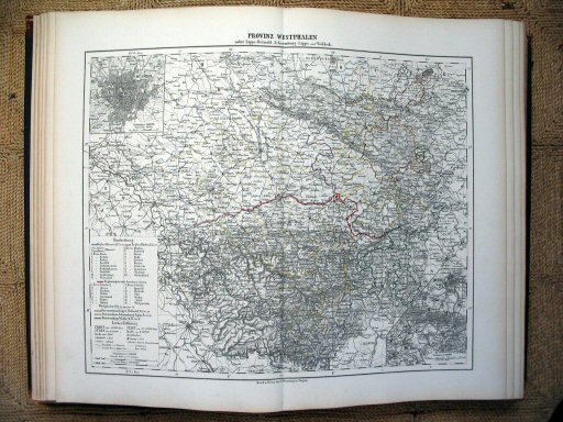 Sohr-Berghaus Hand-Atlas 1874 (100)
17. Westfalen / Westphalia
