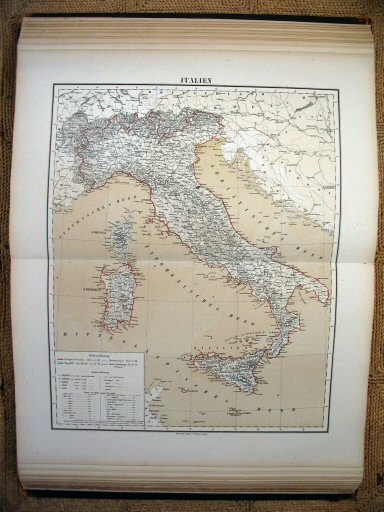 Sohr-Berghaus Handatlas 1874
42. Italien