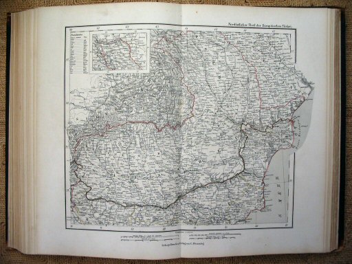 Sohr-Berghaus Hand-Atlas 1874 (100)
71. Europees Turkije (NO) / Turkey in Europe (NE)