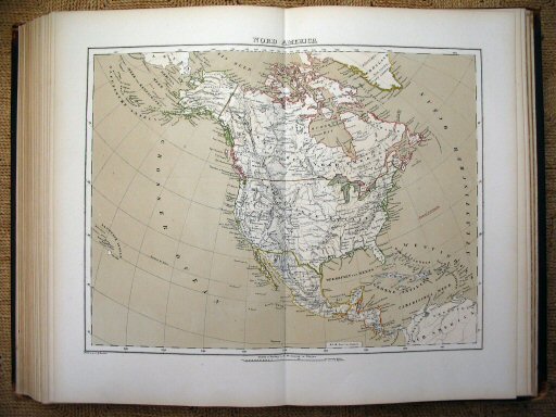 Sohr-Berghaus Handatlas 1874
87. Nord Amerika