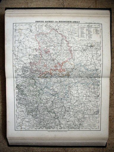 Sohr-Berghaus Hand-Atlas 1883 (100)
18. Provinz Sachsen und Herzogthum Anhalt
