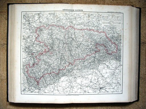 Sohr-Berghaus Hand-Atlas 1883 (100)
28. Königreich Sachsen