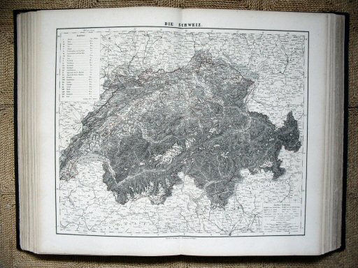 Sohr-Berghaus Hand-Atlas 1883 (100)
43. Die Schweiz