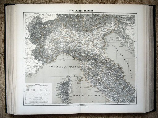 Sohr-Berghaus Hand-Atlas 1883 (100)
45. Nördliches Italien
