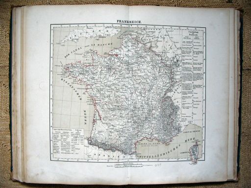 Sohr-Berghaus Hand-Atlas 1883 (100)
47. Frankreich