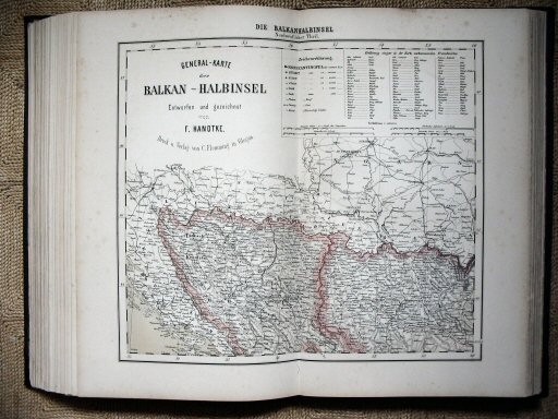 Sohr-Berghaus Hand-Atlas 1883 (100)
69. Die Balkanhalbinsel Nordwestlicher Theil