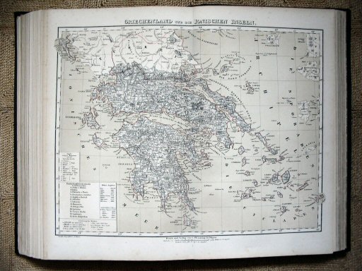 Sohr-Berghaus Hand-Atlas 1883 (100)
73. Griechenland und die Ionischen Inseln