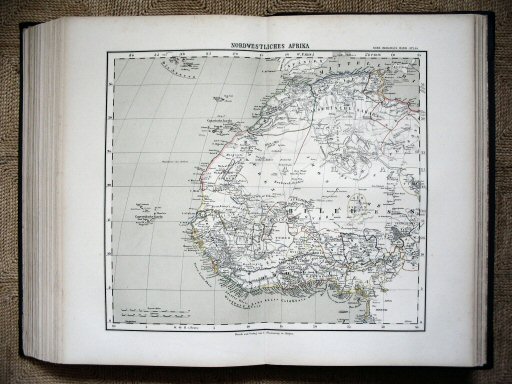 Sohr-Berghaus Hand-Atlas 1883 (100)
84. Nordwestliches Afrika