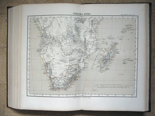 Sohr-Berghaus Hand-Atlas 1883 (100)
86. Suedliches Afrika
