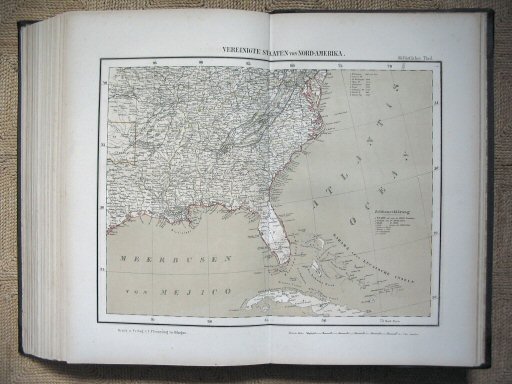 Sohr-Berghaus Hand-Atlas 1883 (100)
93. Vereinigte Staaten von Nordamerika. Südöstlicher Theil