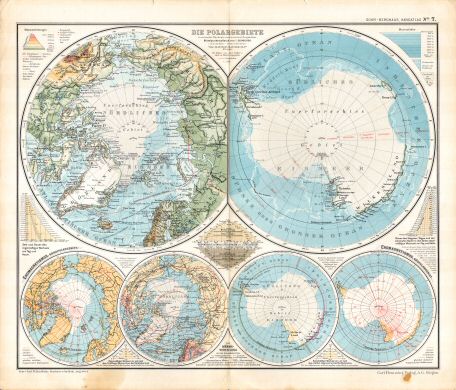 Sohr-Berghaus, Handatlas, 9. Aufl.
7. Die Polargebiete
Poolgebieden / Polar regions