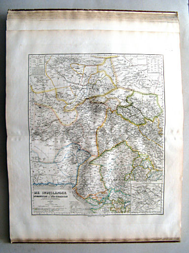 Allgemeiner Hand-Atlas der ganzen Erde (1855)
47. Die Indusländer nebst Afghanistan und Süd-Turkistan