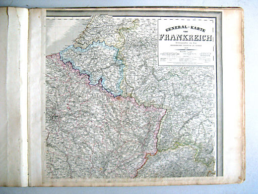 Hand-Atlas der Erde und des Himmels (1860)
37. General-Karte von Frankreich, nordöstlicher Theil
