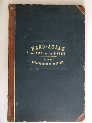 Hand-Atlas des Himmels und der Erde (1873)
Voorkant band