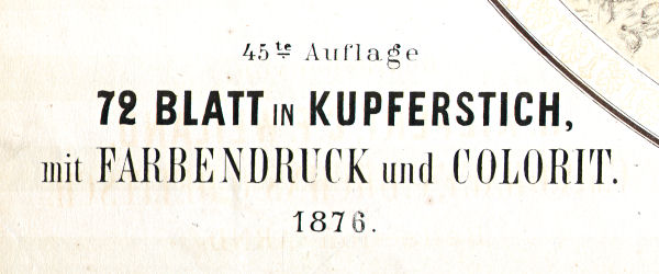 Hand-Atlas des Himmels und der Erde (1876)
Titelpagina, detail / Title page, detail