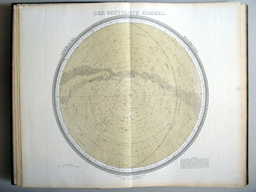 Hand-Atlas des Himmels und der Erde (1876)
B. Der gestirnte Himmel. Nördliche Halbkugel