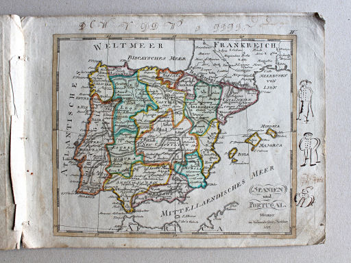Compendieuser allgemeiner Atlas, 1812
IV. Spanien und Portugal