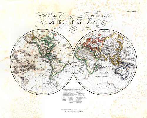 Glaser's Atlas über alle Theile der Erde (1842)
x