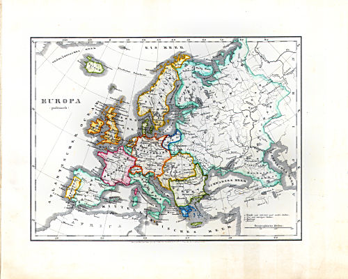 Dr. Carl Glaser's Schul-Atlas (1846)
4. Europa (politisch)