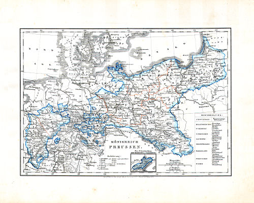 Dr. Carl Glaser's Schul-Atlas (1846)
8. Königreich Preussen