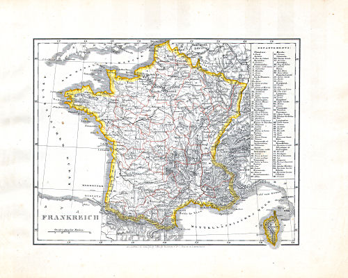 Dr. Carl Glaser's Schul-Atlas (1846)
13. Frankreich