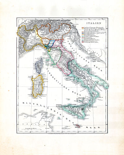 Dr. Carl Glaser's Schul-Atlas (1846)
14. Italien