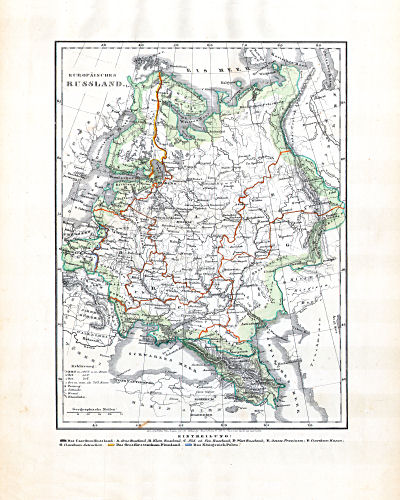 Dr. Carl Glaser's Schul-Atlas (1846)
20. Europäisches Russland