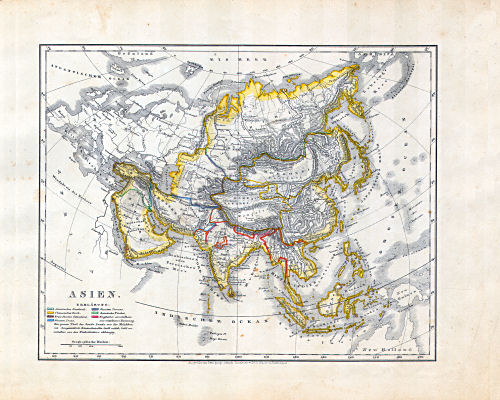 Dr. Carl Glaser's Schul-Atlas (1846)
22. Asien