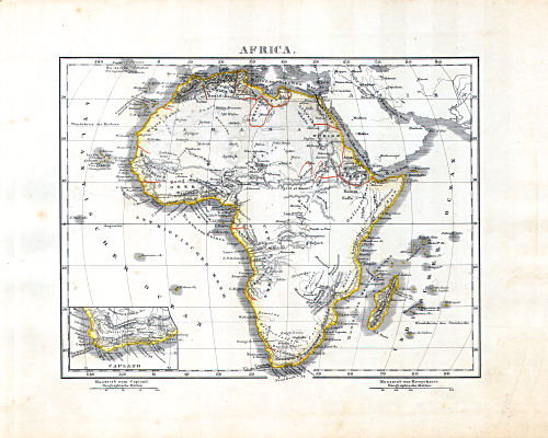 Dr. Carl Glaser's Schul-Atlas (1846)
23. Africa