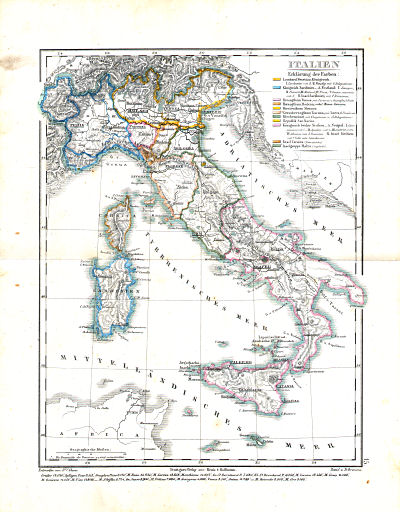 Dr. Carl Glaser's Schul-Atlas (1854)
15. Italien