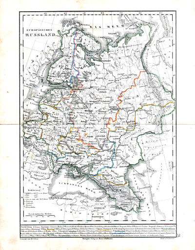 Dr. Carl Glaser's Schul-Atlas (1854)
21. Europäisches Russland