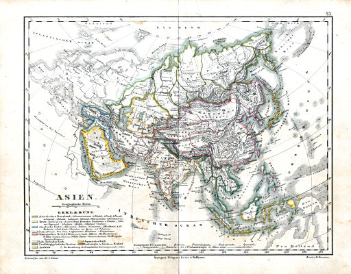 Dr. Carl Glaser's Schul-Atlas (1854)
23. Asien