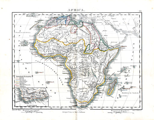 Dr. Carl Glaser's Schul-Atlas (1854)
24. Africa