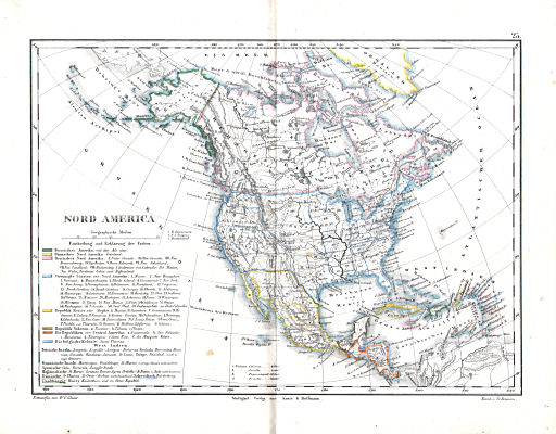 Dr. Carl Glaser's Schul-Atlas (1854)
25. Nord America