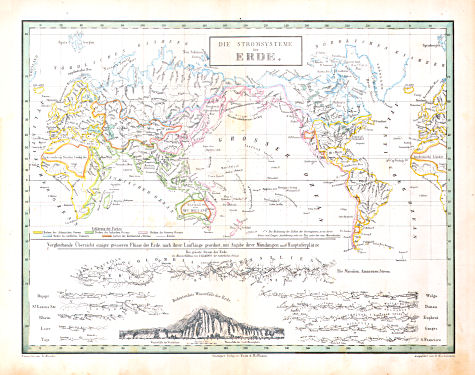 Glaser's Topisch-Physikalischer Atlas (1855)
2. Die Stromsysteme der Erde