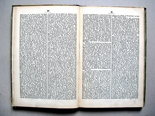 Glaser's Topisch-Physikalischer Atlas (1855)
Tekstdeel p. 10-11 / Text section p. 10-11
