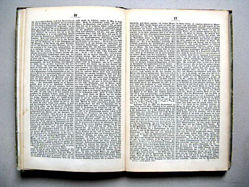 Glaser's Topisch-Physikalischer Atlas (1855)
Tekstdeel p. 16-17 / Text section p. 16-17
