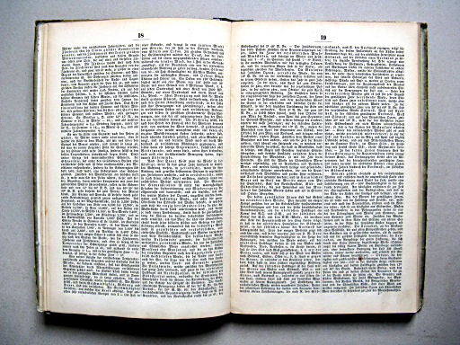 Glaser's Topisch-Physikalischer Atlas (1855)
Tekstdeel p. 18-19 / Text section p. 18-19