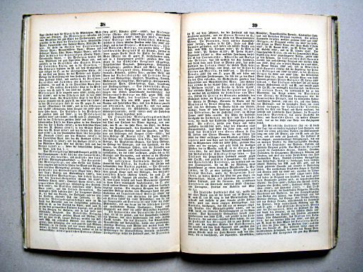 Glaser's Topisch-Physikalischer Atlas (1855)
Tekstdeel p. 38-39 / Text section p. 38-39
