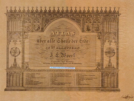 Woerl: Atlas über alle Theile der Erde, 1838
Titelpagina