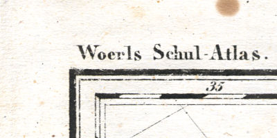 Woerl: Atlas über alle Theile der Erde, 1838
Blad 2, linksboven