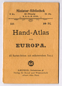 Miniatur-Bibliothek
Hand-Atlas von Europa (152)