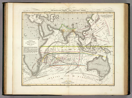 Berghaus' Physikalischer Atlas (1837-1848)
2.5. Physikalische Karte vom Indischen Meere (1840)