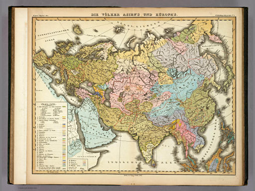 Berghaus' Physikalischer Atlas (1837-1848)
8.1. Die Völker Asien's und Eüropa's (1847)
