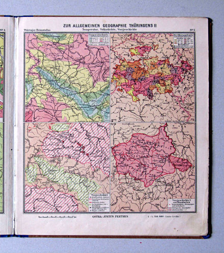 Haack, Thüringer Schulatlas, 1932
5. Zur allgemeinen Geographie Thüringens II