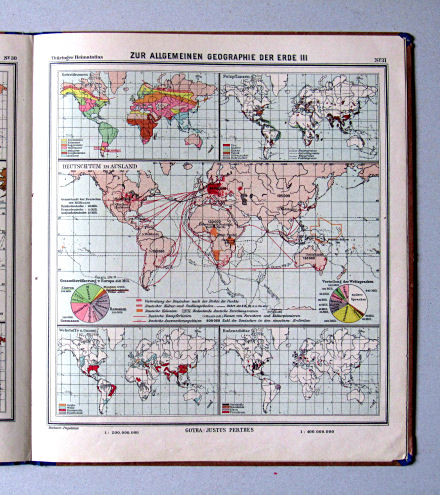 Haack, Thüringer Schulatlas, 1932
31. Zur allgemeinen Geographie der Erde III