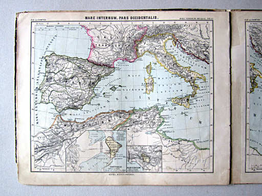 Atlante del mondo antico (1887)
14. Mare internum. Pars occidentalis